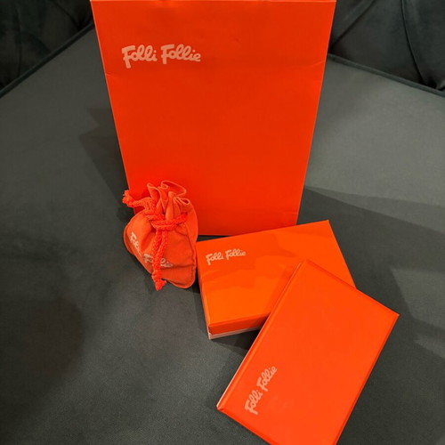 Folli Follie gift bag, two boxes and small pouch like new