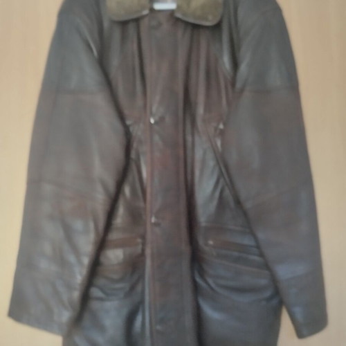Men's leather coat