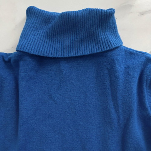 Blue turtleneck sweater used size XS women's