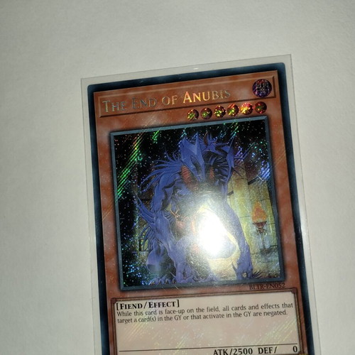 The End of Anubis Secret Rare Yu-Gi-Oh! card
