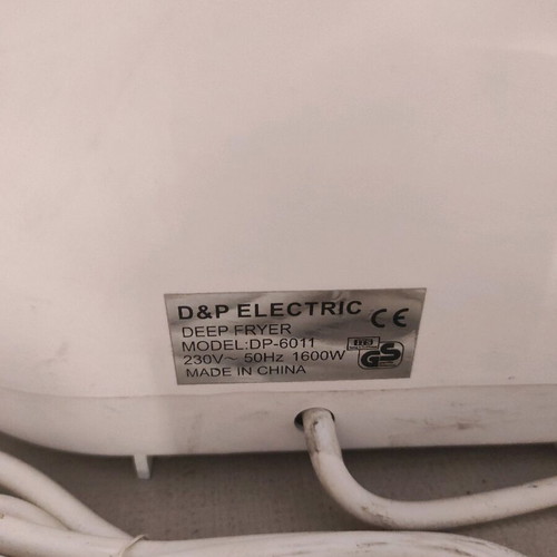 D&P Electric fryer used with removable basket