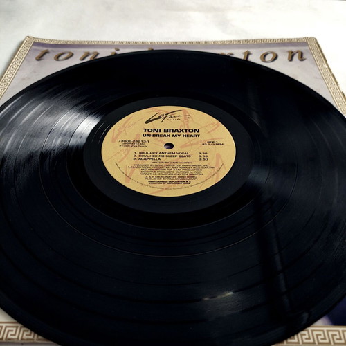 Toni Braxton Un-Break My Heart 12'' Vinyl Single used, original pressing