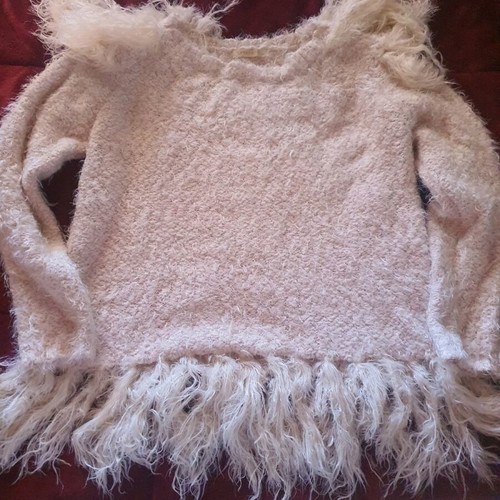 Blouse like new, beige, very soft fabric