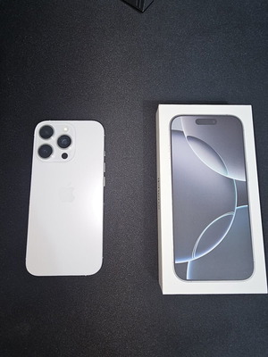 iPhone 16 Pro 128GB Άσπρο Titanium σαν καινούργιο