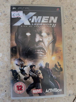 X-Men Legends II PSP game used, action adventure