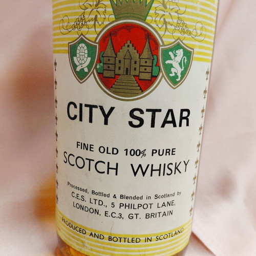 City Star Scotch Whisky 1968 vintage used bottle