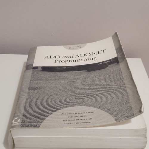 Programming book ADO and ADO.NET used, English, with CD