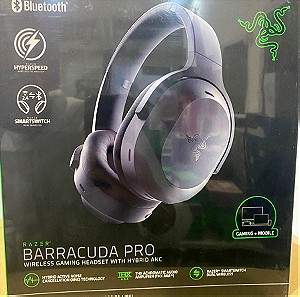 Razer Barracuda Pro Over Ear Gaming Headset με σύνδεση Bluetooth σφαγιασμένα