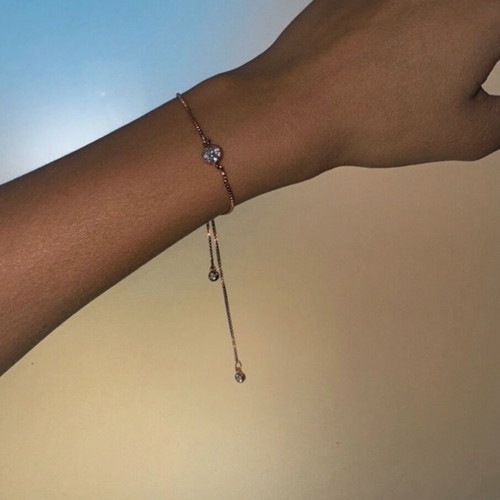Bracelet new, pink and gold