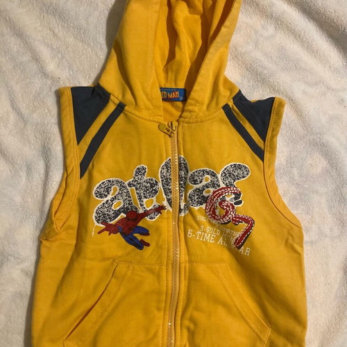 Sleeveless Jacket Like New For 3 Year Old Child, Yellow