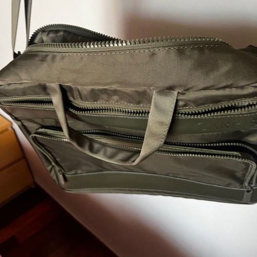 Carpisa professional briefcase bag olive color