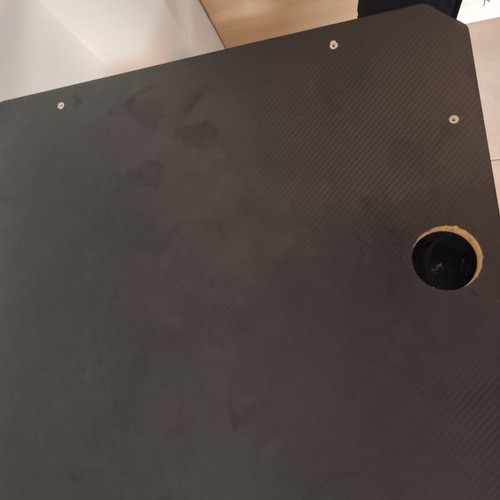 Black desk with drawer used in very good condition
