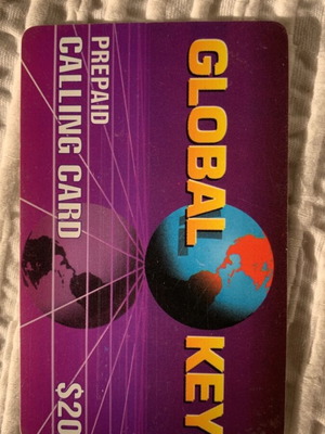 Global Key προπληρωμένη τηλεκάρτα αξίας $20