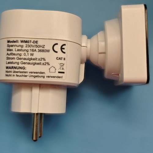 Electricity Meter with LCD Screen 16A 3680W New, pack of 2