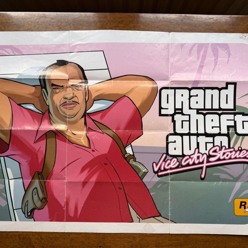 Poster Grand Theft Auto Vice City Stories PlayStation 2 μεταχειρισμένο