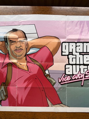 Poster Grand Theft Auto Vice City Stories μεταχειρισμένο PlayStation 2