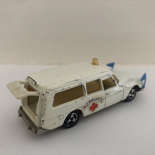 Majorette Citroën DS 21 Ambulance 1:65 scale used, 1973 edition