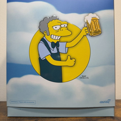 Super 7 Ultimate Moe The Simpsons figure like new with accessories