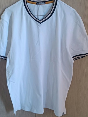 Noshame® men's t-shirt XXL like new, white with yellow details