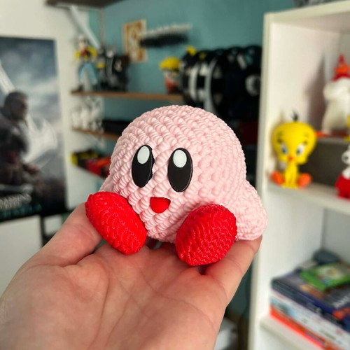 Kirby figure new, 3d printed, 8 cm height