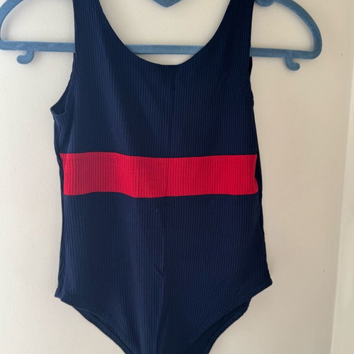 Baywatch bodysuit new, size S, blue and red