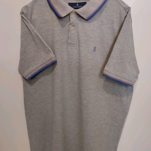 Explorer men's polo shirt gray like new, size L/XL