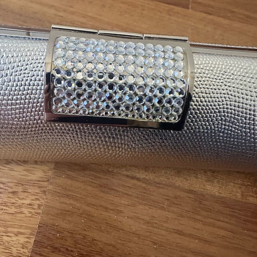 Evening bags set of four like new, black and silver