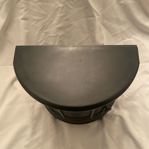 Decorative fireplace insert used with flame motion effect