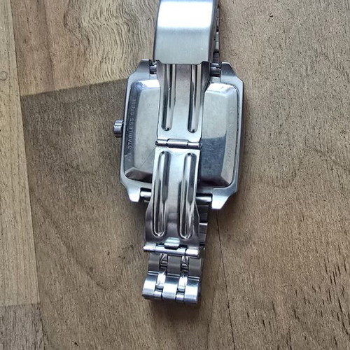 Fossil men's watch like new with metal strap and new battery