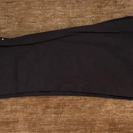 Miss Sixty black capri elastic jeans with zipper like new
