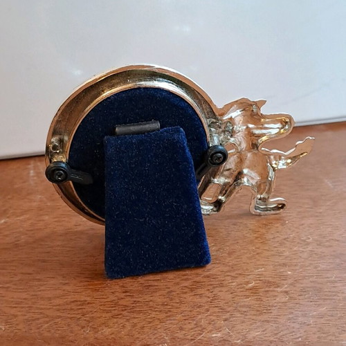 Silver-plated children's photo frames like new, set of 5