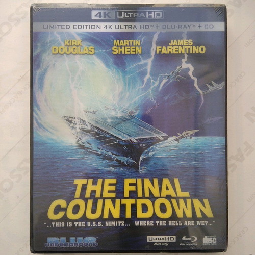 The Final Countdown Limited Edition 4K UHD Blu-ray with CD, English subtitles