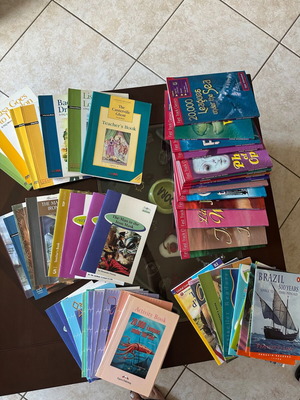 English literature books like new, pack of about 60