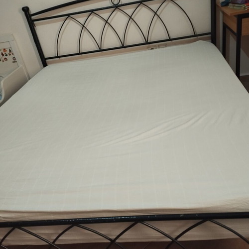 Metal bed 2 meters × 160 with mattress
