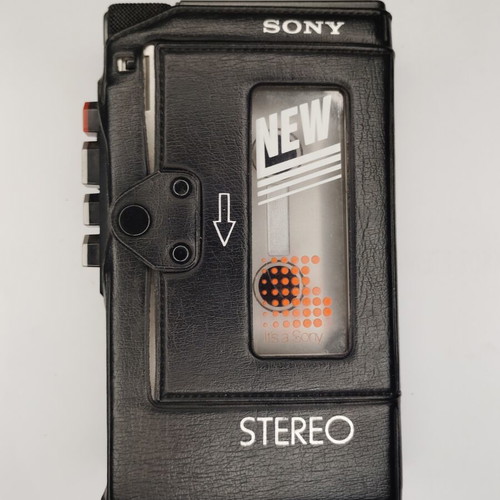 Sony TCS-350 κασετόφωνο Walkman μεταχειρισμένο, αργή κίνηση, 1983