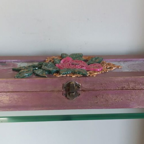 Handmade candle new 30×4 cm with decorative box 43×9×5 cm