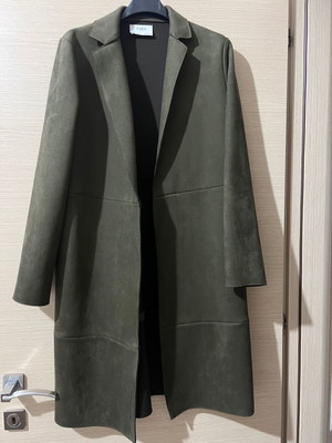ZARA thin coat like new, green, size S