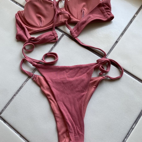 Decoro swimsuit sapio milo color, new, ribbed thin fabric