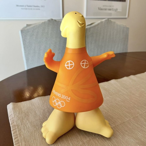 Phoebus Mascot Piggy Bank Athens 2004 Olympics like new