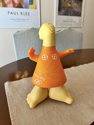 Phoebus Mascot Piggy Bank Athens 2004 Olympics like new
