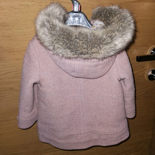 Zara wool coat 12-18 months like new, lined