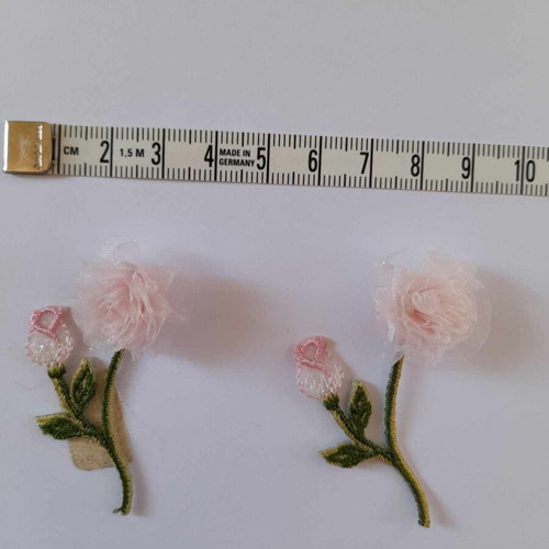 Decorative flower stickers new, set of 2 pieces