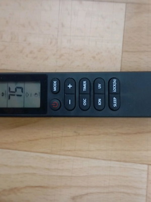 Remote control used for mirrors dehumidifier