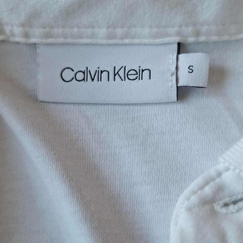 Calvin Klein Polo Shirt white size S like new