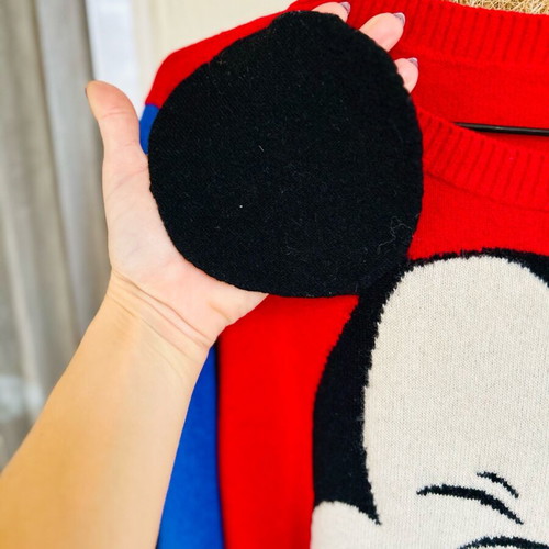 Benetton x Disney Mickey Mouse wool sweater like new, multicolor, size S