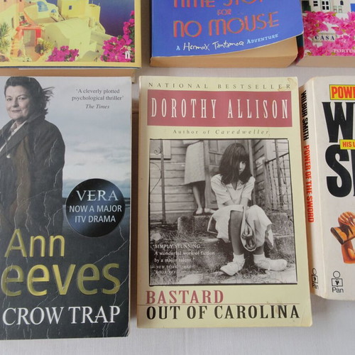 English books used, 15 vintage fiction and true stories
