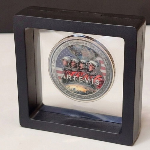 NASA Artemis II Collectible Medal with Display Case new