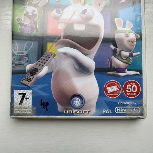 Rayman Raving Rabbids TV Party Nintendo Wii game used