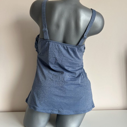 Tankini two-piece size L new, blue
