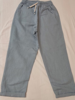 Baby Blue Linen Pants Zara like new, size 116 cm for 5-6 years